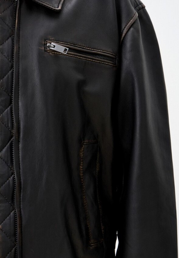 Куртка кожаная Снежная Королева