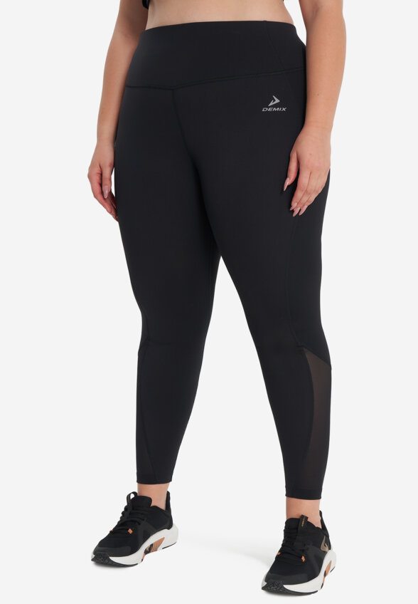 Легинсы женские Demix ProSculpt Mesh, Plus Size, Черный