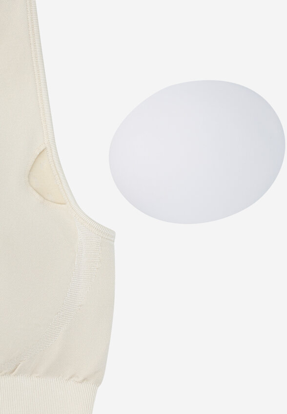 Топ бра спортивный Demix HighFlow Seamless Longline, Бежевый