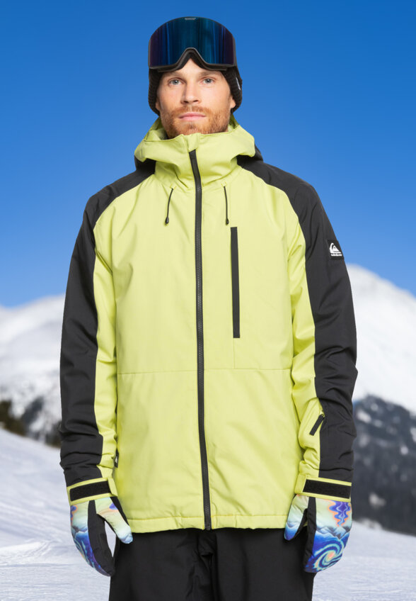 Куртка сноубордическая мужская Quiksilver Mission Block, Желтый