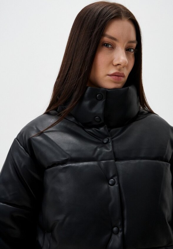Куртка кожаная утепленная Calliope