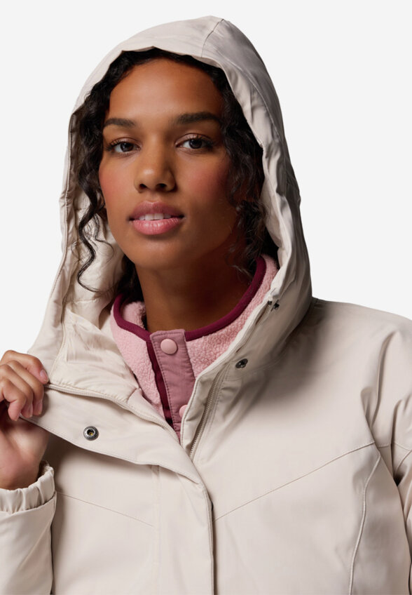 Парка женская Columbia Kennedy Meadows Mid Down Parka, Бежевый
