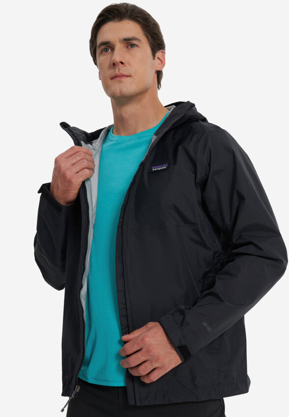 Куртка мембранная мужская Patagonia Torrentshell, Черный