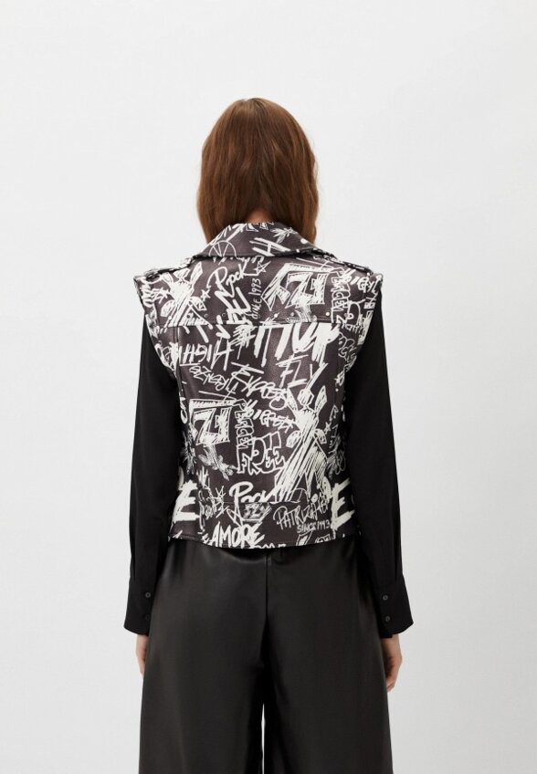 Жилет кожаный Patrizia Pepe