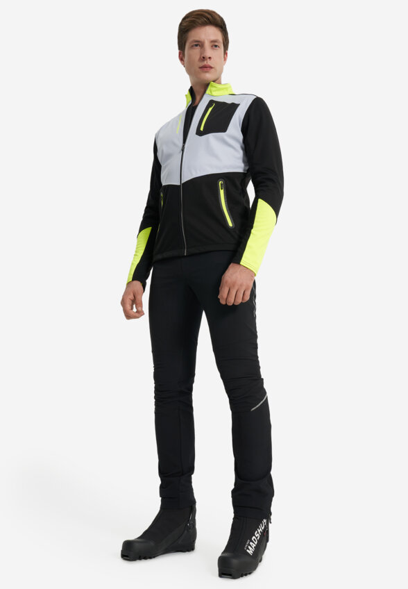 Куртка для беговых лыж мужская Fischer, Черный