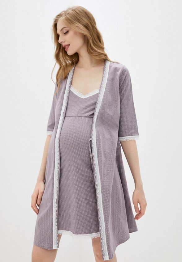 Халат и сорочка ночная Hunny mammy