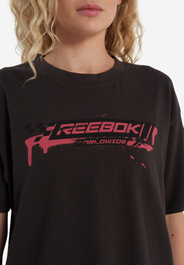 Футболка женская Reebok Michelle Graphic, Серый