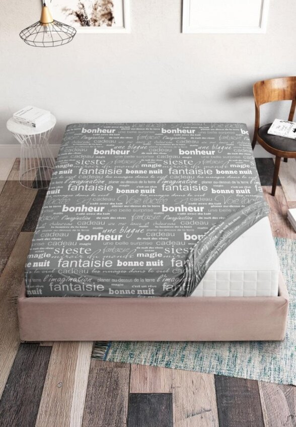 Простыня 1,5-спальная Ночь нежна