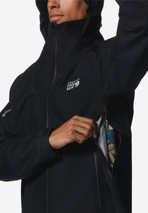 Куртка мембранная мужская Mountain Hardwear TrailVerse Gore-Tex Jacket, Черный