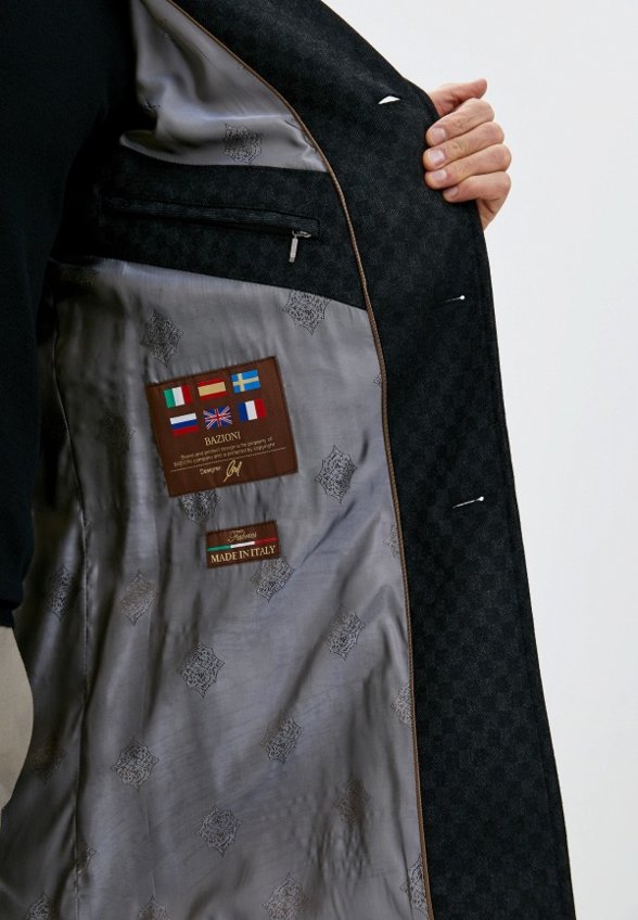 Пальто однобортное Bazioni