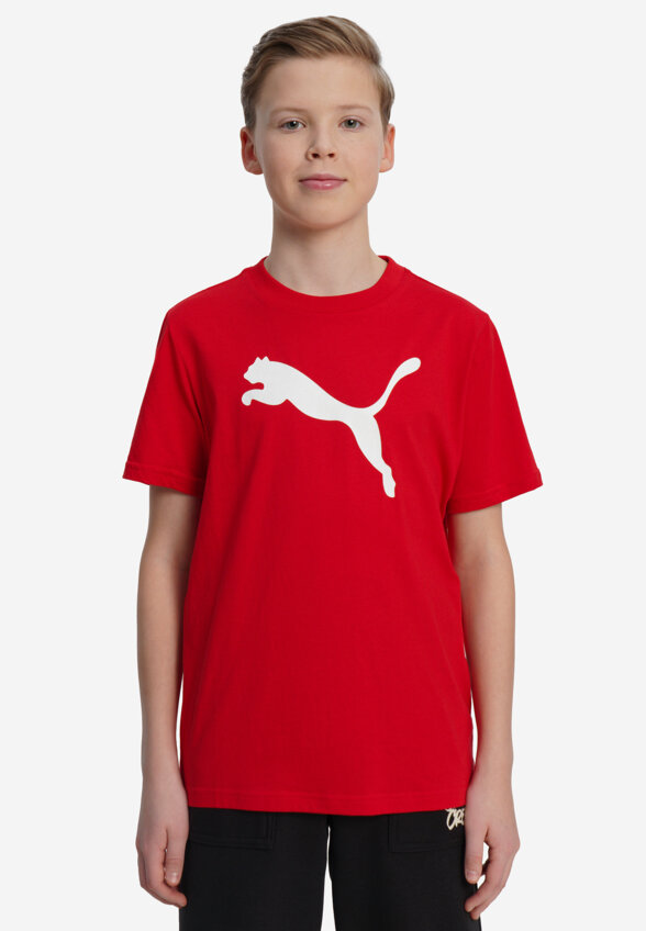 Футболка для мальчиков PUMA Ess Cat Logo, Красный