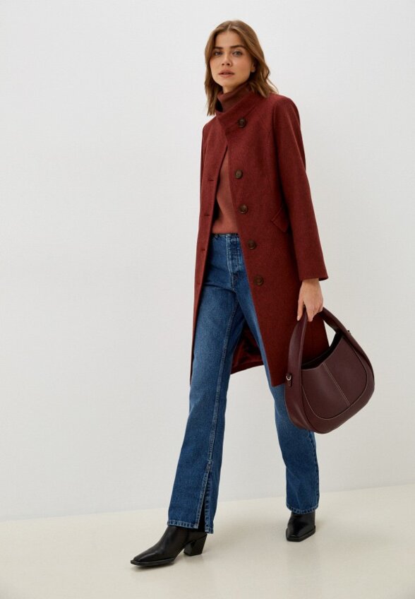 Пальто однобортное Ovelli