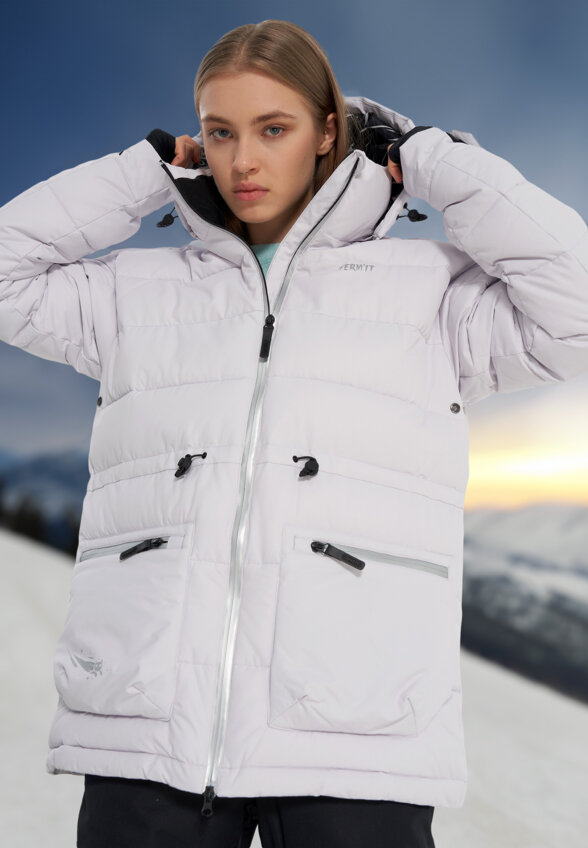 Пуховик женский Termit, Розовый