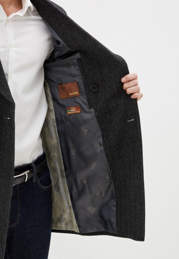 Пальто двубортное Bazioni