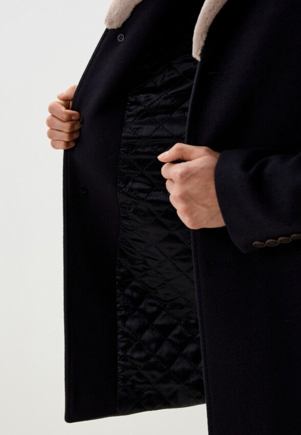 Пальто однобортное Van Cliff