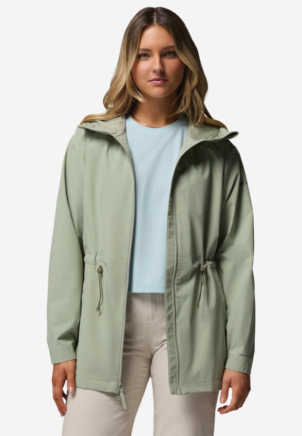 Ветровка женская Columbia Blossom Park Rain Jacket, Зеленый