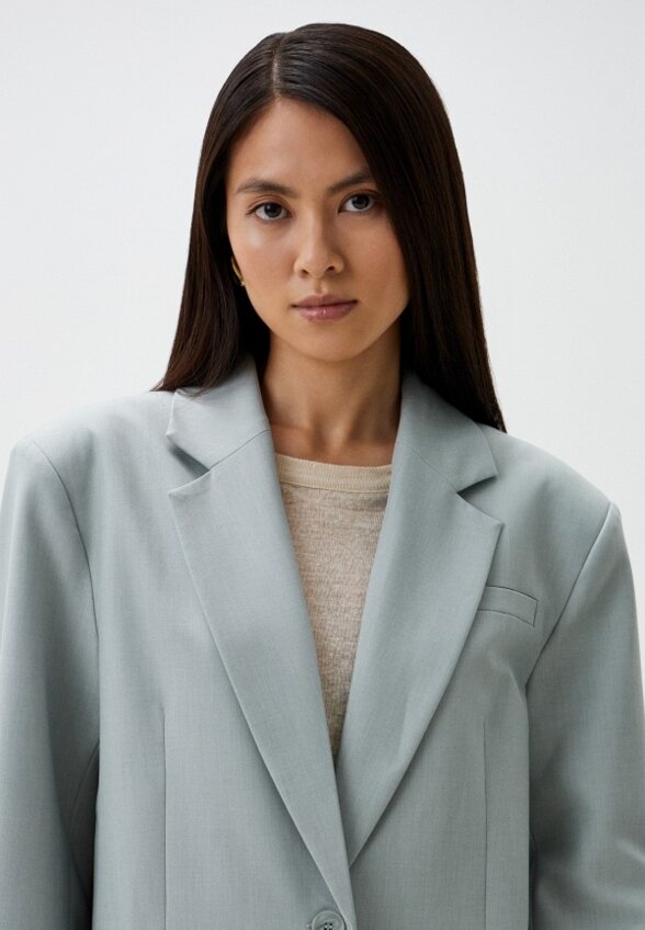 Пальто однобортное Daisyknit