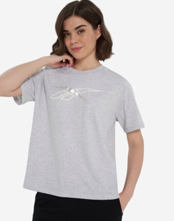 Футболка женская Reebok Brielle Crew, Серый женщинам