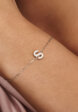 Серебряный браслет с буквой S MIESTILO MIE1  - превью