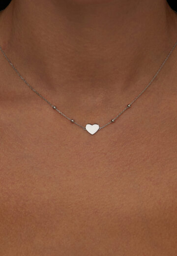 Серебряная подвеска сердце MIESTILO  MIE