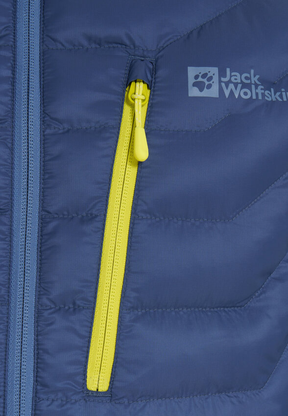 Ультралегкий пуховик мужской Jack Wolfskin Routeburn Pro, Синий