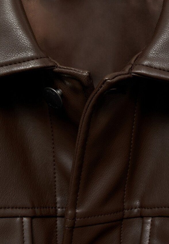 Куртка кожаная Mango Man