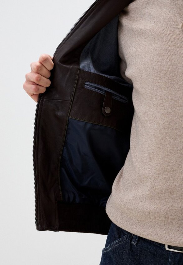 Куртка кожаная Jorg Weber