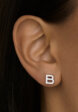 Моносерьга в виде буквы В MIESTILO MIE1  - превью