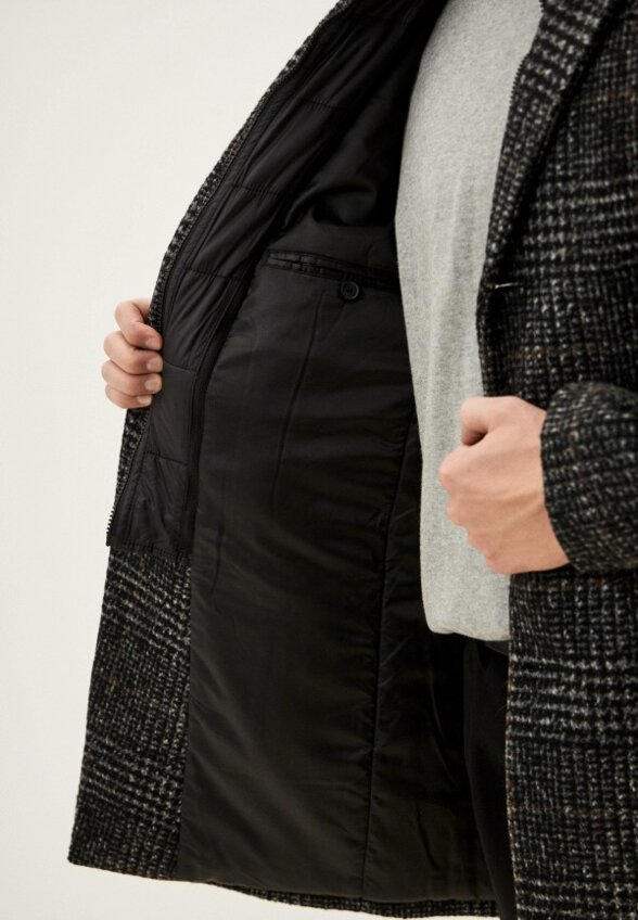 Пальто однобортное Al Franco