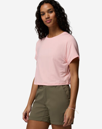 Футболка женская Columbia Parsons Point SS Tee, Розовый женщинам