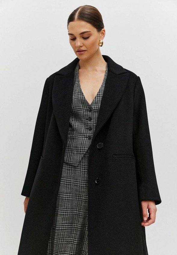 Пальто однобортное 4forms