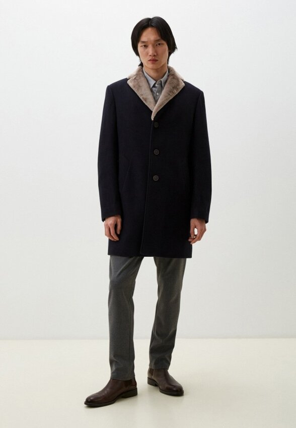 Пальто однобортное Van Cliff