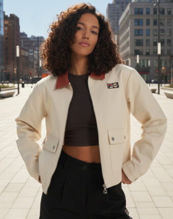 Легкая куртка женская FILA, Бежевый женщинам