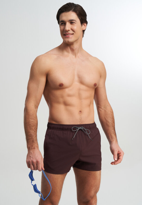 Шорты плавательные мужские PUMA Swim, Коричневый