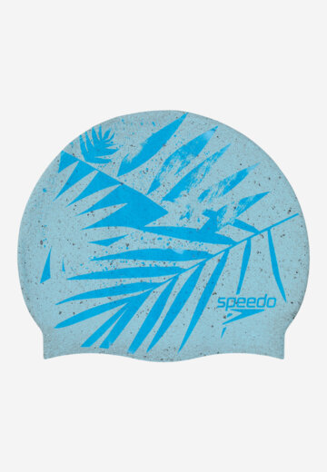 Шапочка для плавания Speedo Printed Recycled, Синий