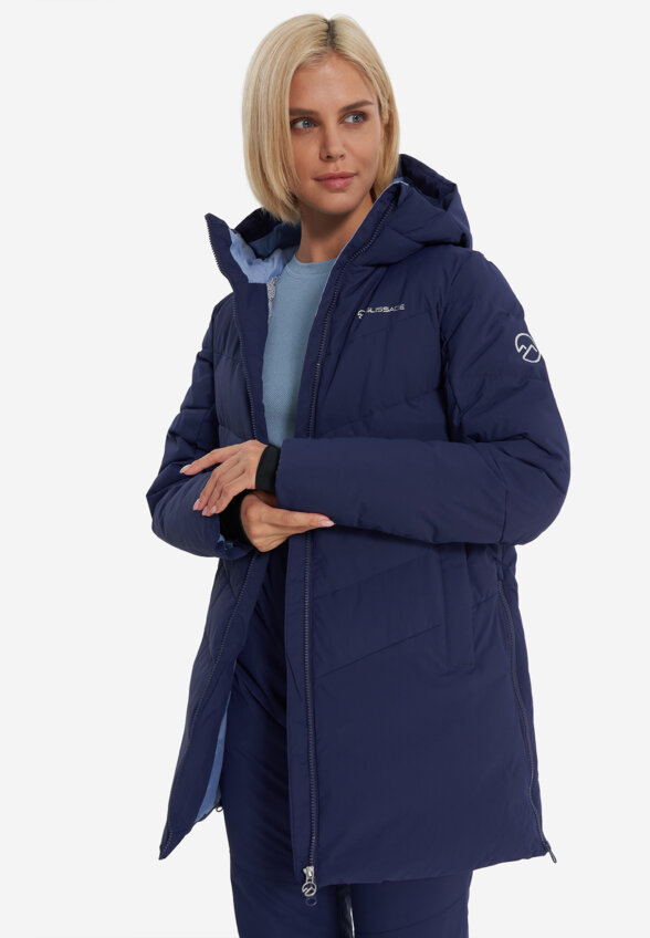 Пуховик женский Glissade, Фиолетовый