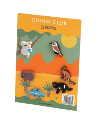 Джибитсы на стакан Чино Клаб (Chino Club) "Австралийский Зоопарк", 6 шт в упаковке женщинам