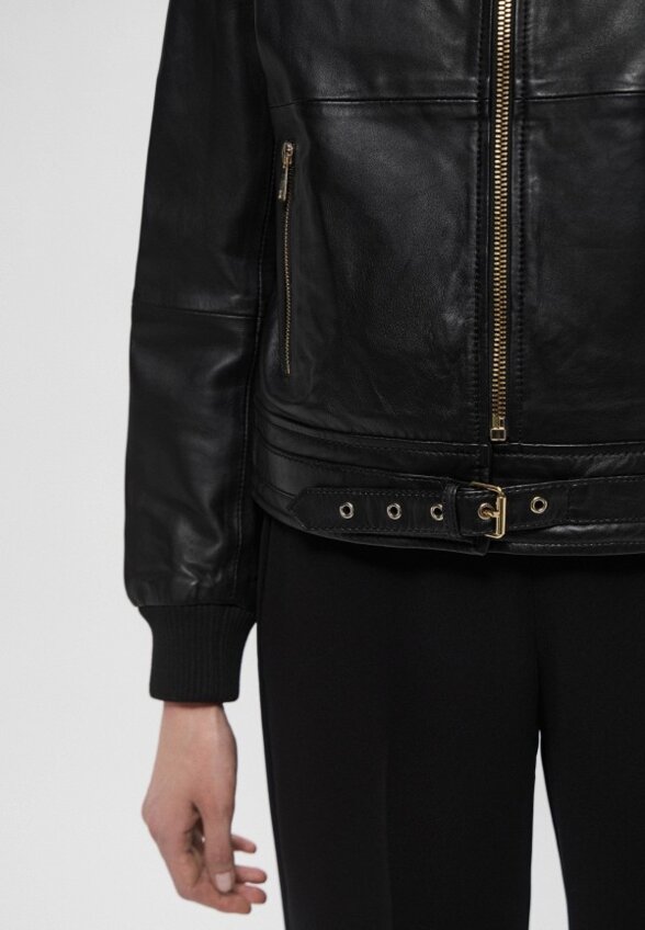 Куртка кожаная Trussardi