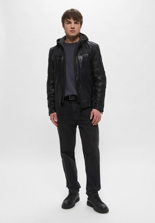 Куртка кожаная Trussardi