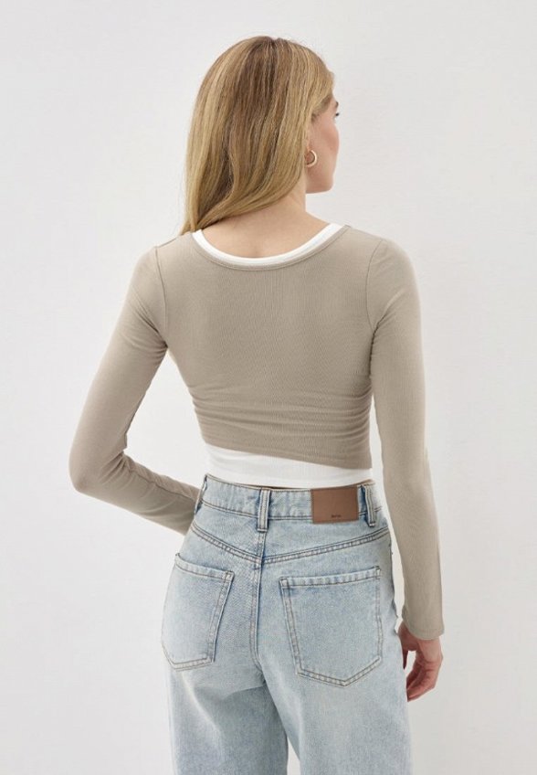 Лонгслив Gray Moss