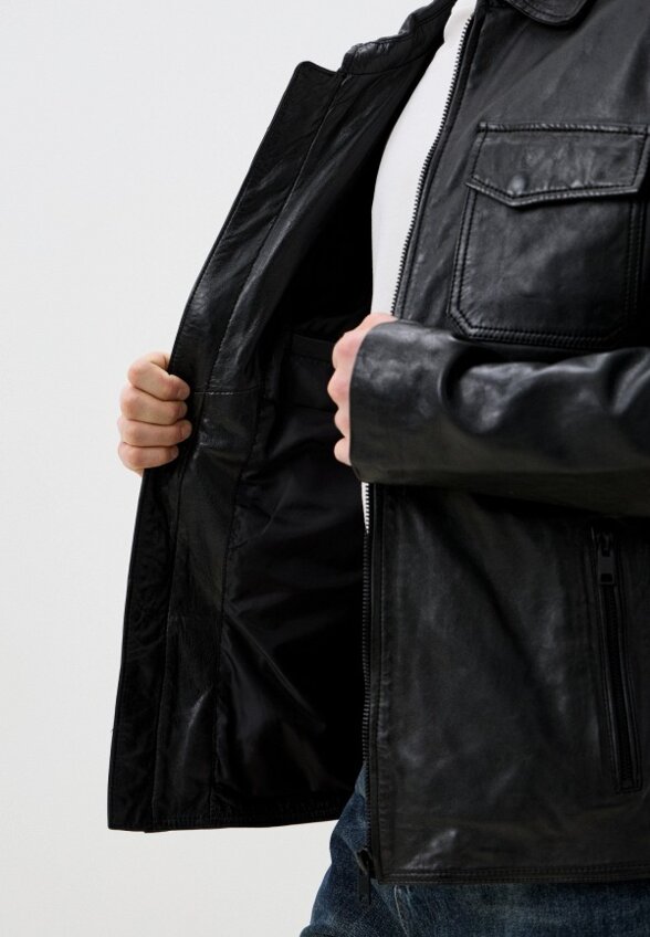 Куртка кожаная Jorg Weber